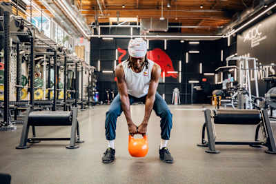 Will Claye during a photo shoot for The Red Bulletin Magazine's April issue on April 11, 2024. 