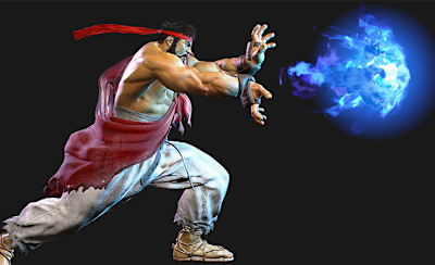A screengrab of Ryu in Street Fighter 6. 