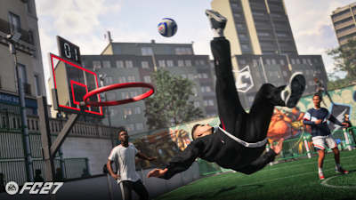 Bucketball action in EA Sports FC 27.
