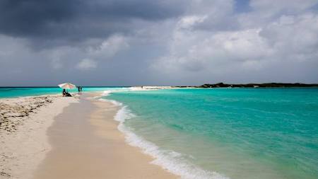 Los Roques, a small sandy beach and turquoise sea near Caracas.