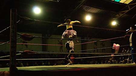 The Fighting Cholitas, a group of women Bolivian wrestlers.