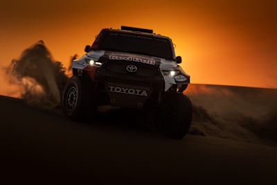 Lucas Moraes joins Toyota Gazoo Racing for Dakar 2024 in Dubai, UAE on November 08, 2023.