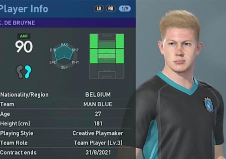 De Bruyne PES 2019'da ateş ediyor!