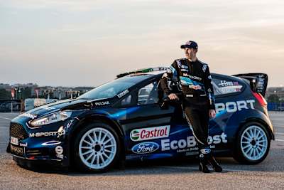 Elfyn Evans portrait, 2014