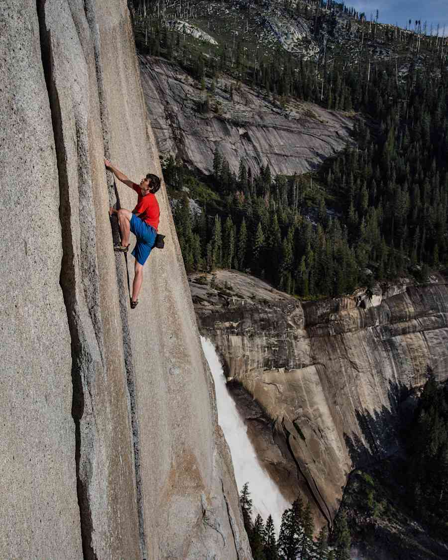 Valley Uprising Alex Honnold rock climbing in Yosemite