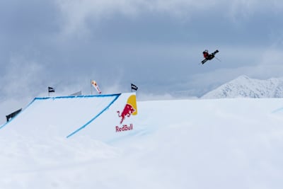 Mac Forehand performs at the Laax Open in Laax, Switzerland on January 12, 2023