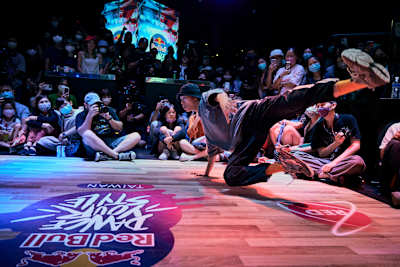 Diao competes at the Red Bull Dance Your Style competition in Taipei, Taiwan on September 3, 2022.  
