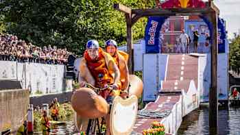 The Lauwe Knaks are seen during Red Bull Stalen Ros 2024, The Hague, Netherlands, on September 7, 2024