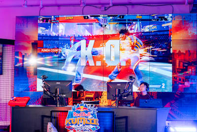 Zhen competing at Red Bull Kumite 2024 in Toronto, Ontario on March 2, 2024 