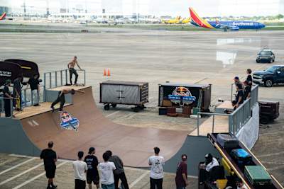 Participants at Red Bull Terminal Takeover in New Orleans in 2022