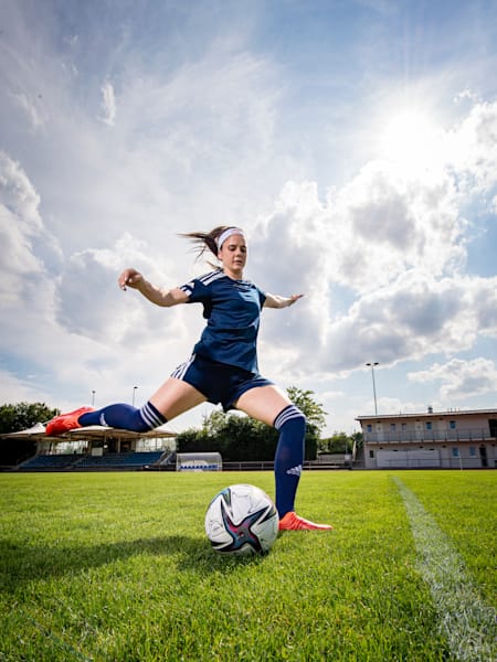 Sarah Zadrazil beim Training in München, Deutschland, am 30. Juli 2021.