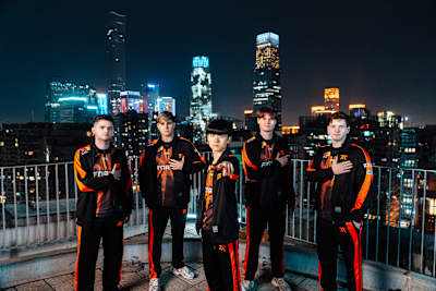 Fnatic at the League of Legends Worlds 2025 Features Day on October 11, 2025 in Beijing, China.