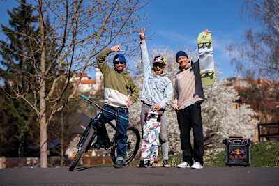 Marošák, Eva a Max po session na pumptracku