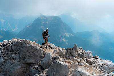 Crossing the High Limestone Ridge
