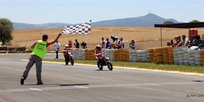 Can Öncü - Supermoto 85cc Turkish Championship with his brother - 2014