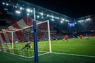UEFA Champions League match against SSC Neapel in Salzburg, Austria