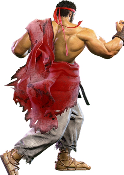 A screengrab of Ryu in Street Fighter 6. 