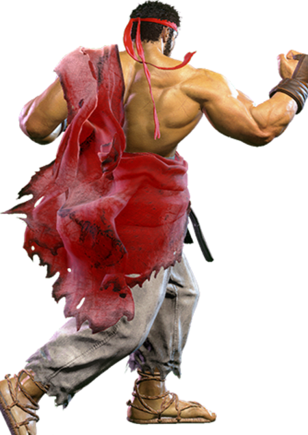 A screengrab of Ryu in Street Fighter 6. 