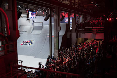 Tom van den Bogaard in action during Red Bull Uncontained in Nijmegen, The Netherlands on November 30, 2019.
