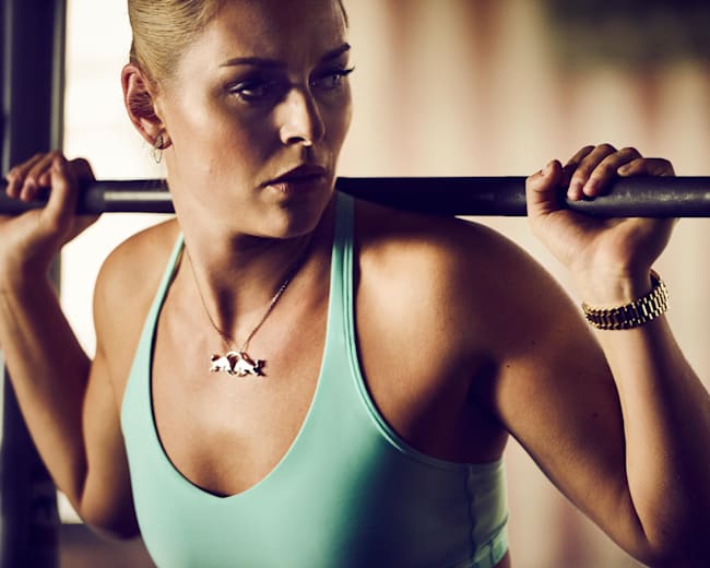 Lindsey Vonn s Strong Is Beautiful Training videos 