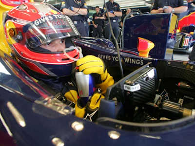 Vitantonio Liuzzi no GP da Inglaterra de 2005