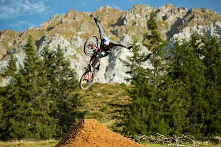 Airtime in Bike Kingdom Lenzerheide