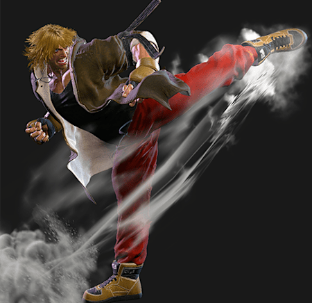 Ken's Jinrai in Street Fighter 6. 