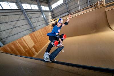 Sakura Yosozumi übt am 20. April 2021 im Sakura Park in Iwade-Stadt, Wakayama, Japan.