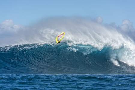 American windsurfer Marcilio Browne in action. 