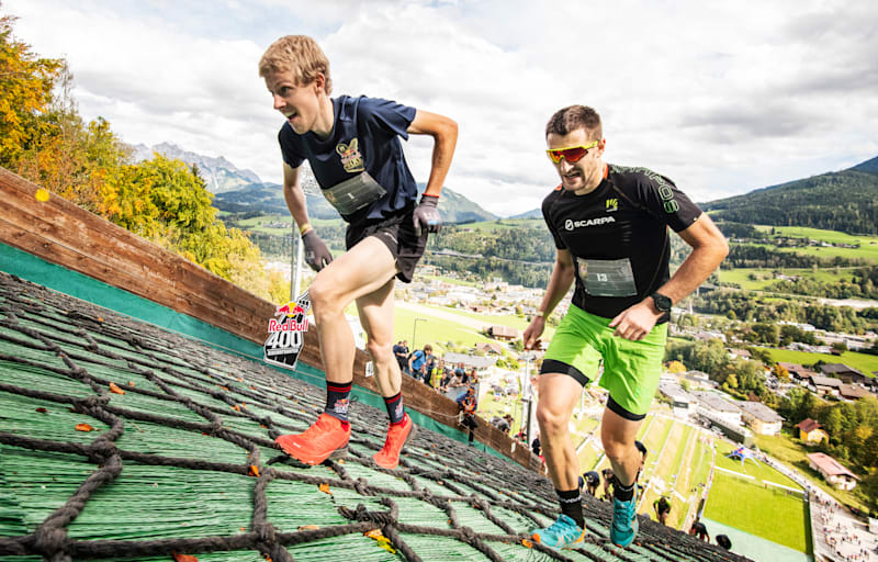 Mountain Running Red Bull