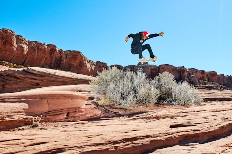Petrified Park Pros Skate Utah Slickrock Video