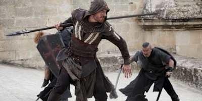 Michael Fassbender in Assassin's Creed