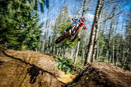 Carson Brown rides at Seattle, Washington