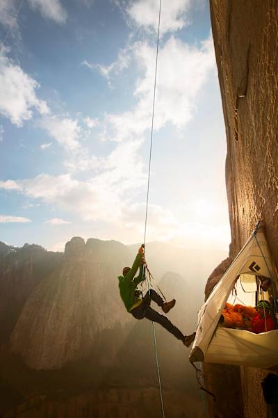 Tommy Caldwell and Kevin Jorgeson on the Dawn Wall.