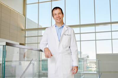 Professor Michael Kilgard University of Texas poses for a portrait for the Wings for Life Foundation.