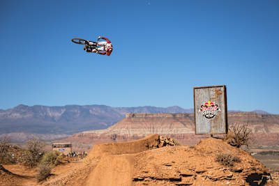 Hayden Zablotny gewinnt am 19. Oktober 2025 die Red Bull Rampage in Virgin, Utah, USA.