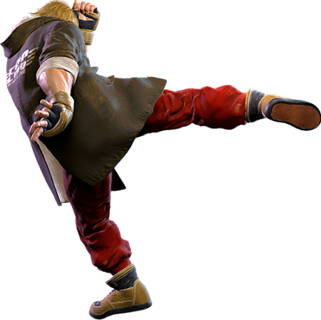 Ken's st.HK in Street Fighter 6.