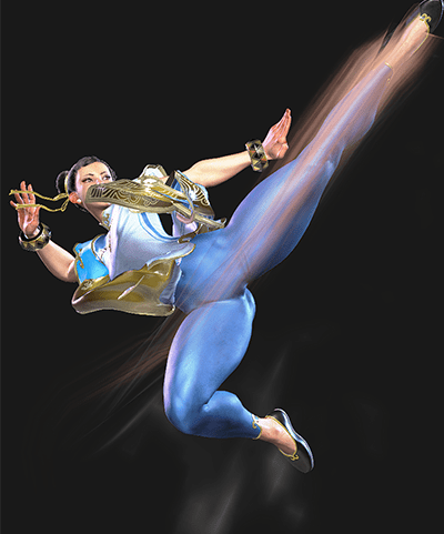 An image of the character Chun-Li from the game Street Fighter 6.