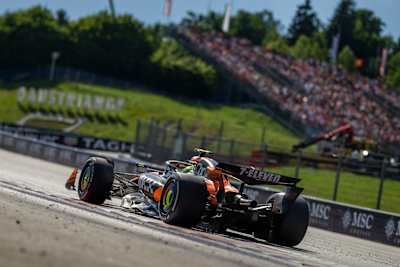 Lando Norris bei der FIA-Formel-1-Weltmeisterschaft am Red Bull Ring im Jahr 2025. 