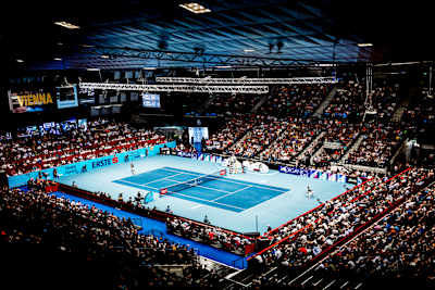 Venue of the ATP Tour 2019 in Vienna, Austria on October 22, 2019