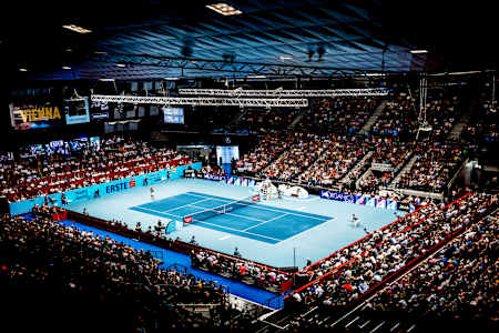 Venue of the ATP Tour 2019 in Vienna, Austria on October 22, 2019