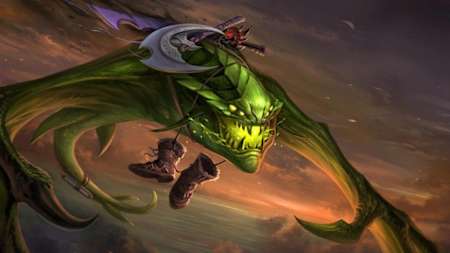 The artwork of Dota 2 eSports game hero Viper by Valve