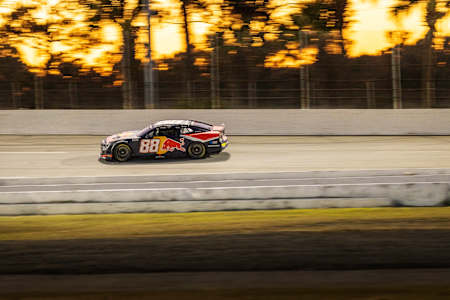 Shane van Gisbergen on a track