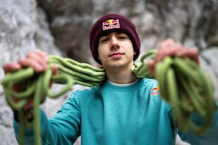 Darius Rapa in Băile Herculane, Romania on January 26, 2024 