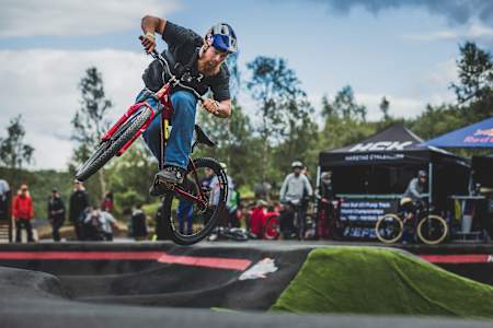 Brage Vestavik at the Red Bull UCI Pump Track World Championships in Harstad, Norway, on August 27th 2022.