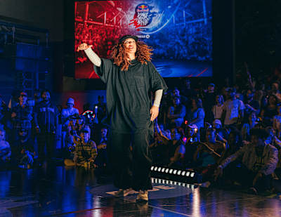 Marlee Hightower competes at Red Bull Dance Your Style Qualifier in Tampa