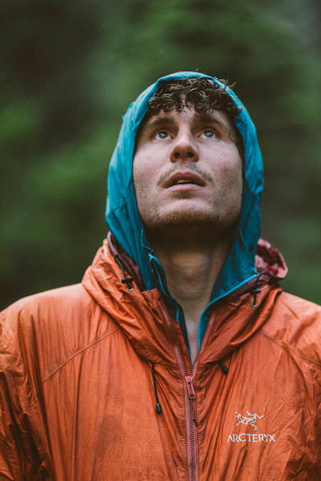 Marc-André Leclerc, forever gazing upwards.