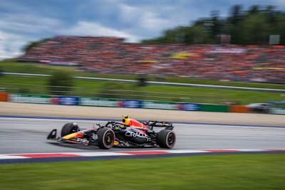 Sergio "Checo"Perez races during the 10th stop of the 2023 FIA Formula One World Championship