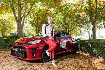 Elfyn Evans portrait during Goodwood SpeedWeek in 2020