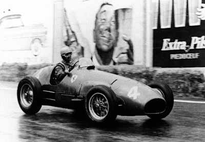 Alberto Ascari im Ferrari
